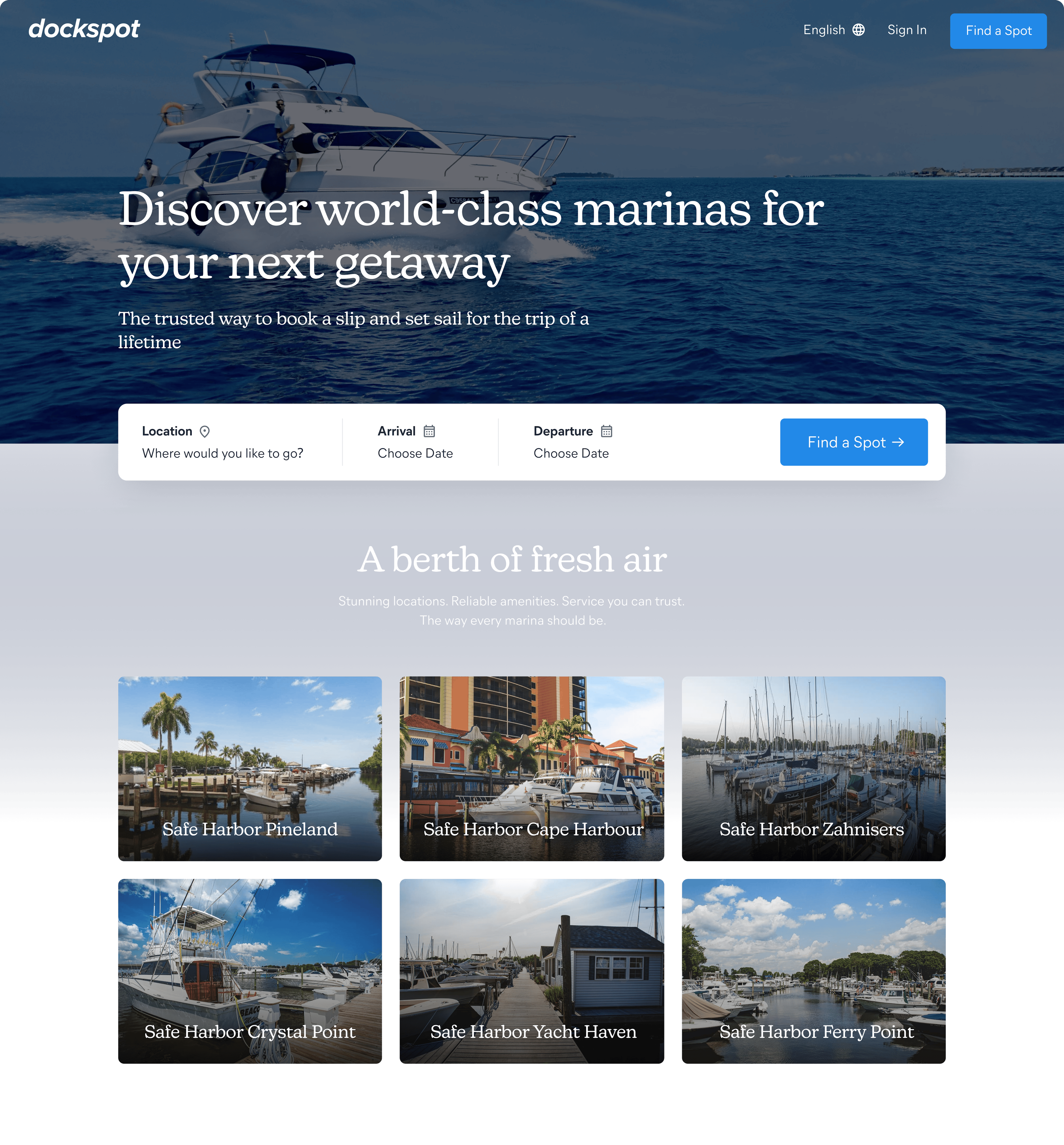 Dockspot: Scroll large