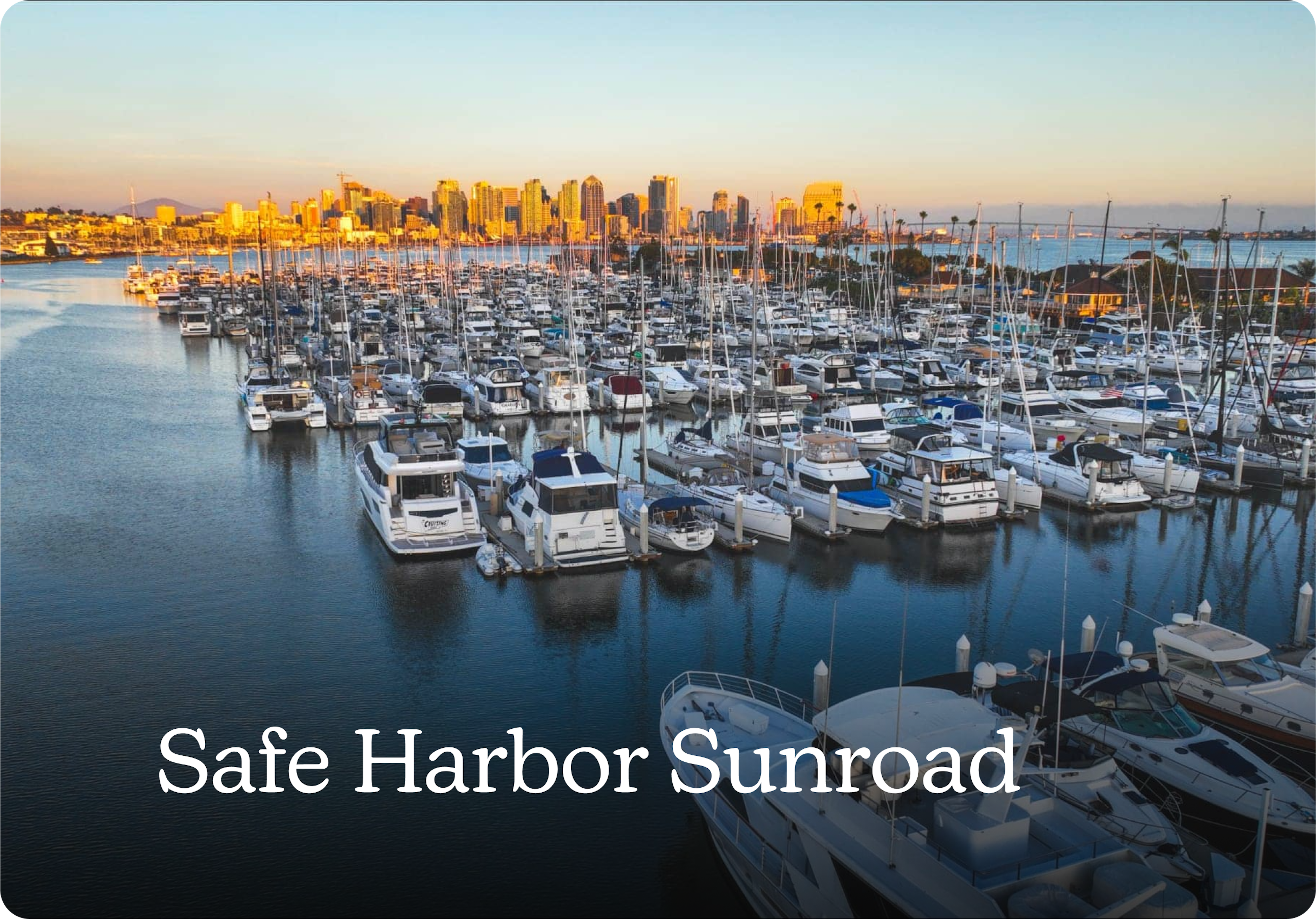 View of Safe Harbor Sunroad.