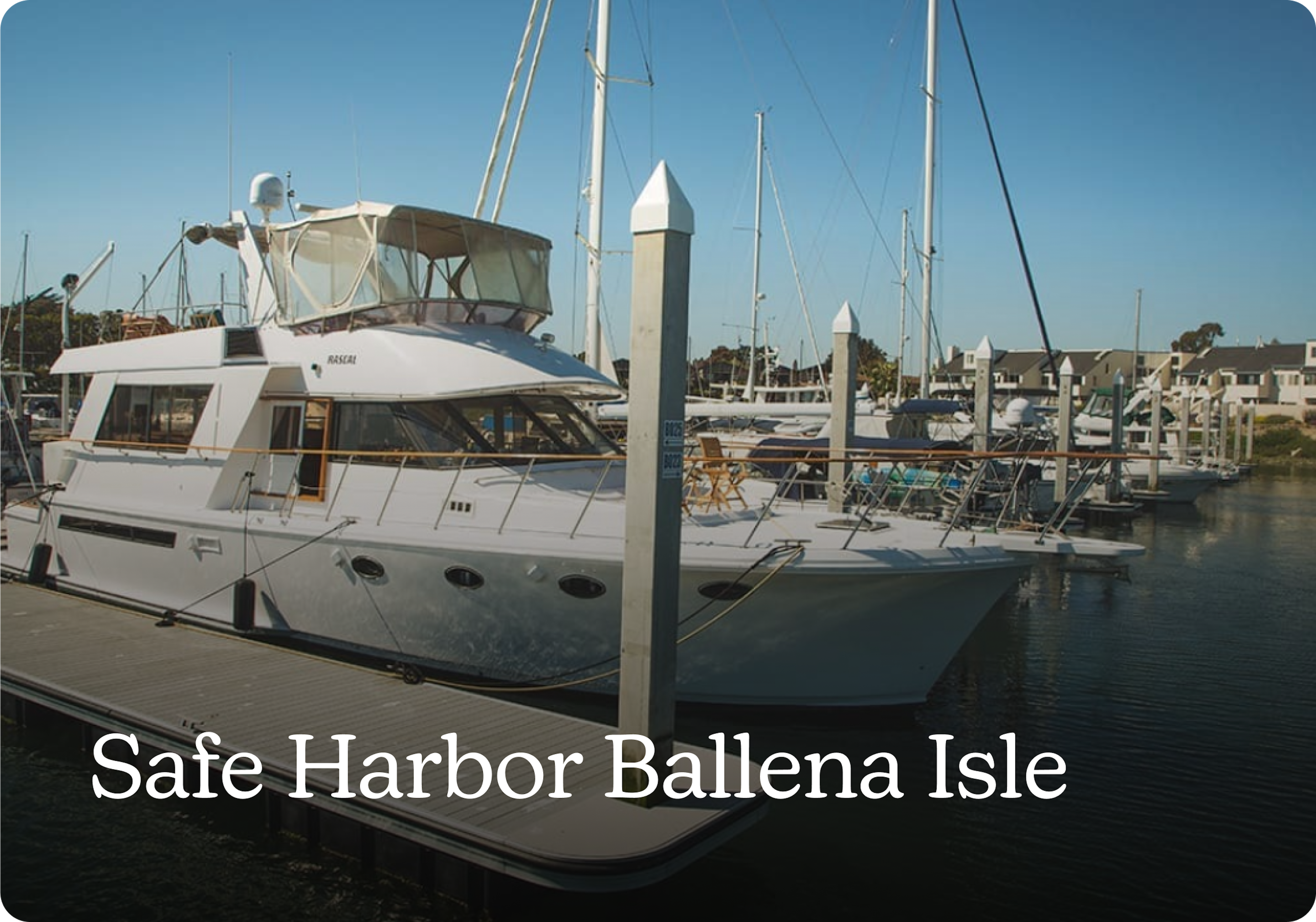 View of Safe Harbor Ballena Isle