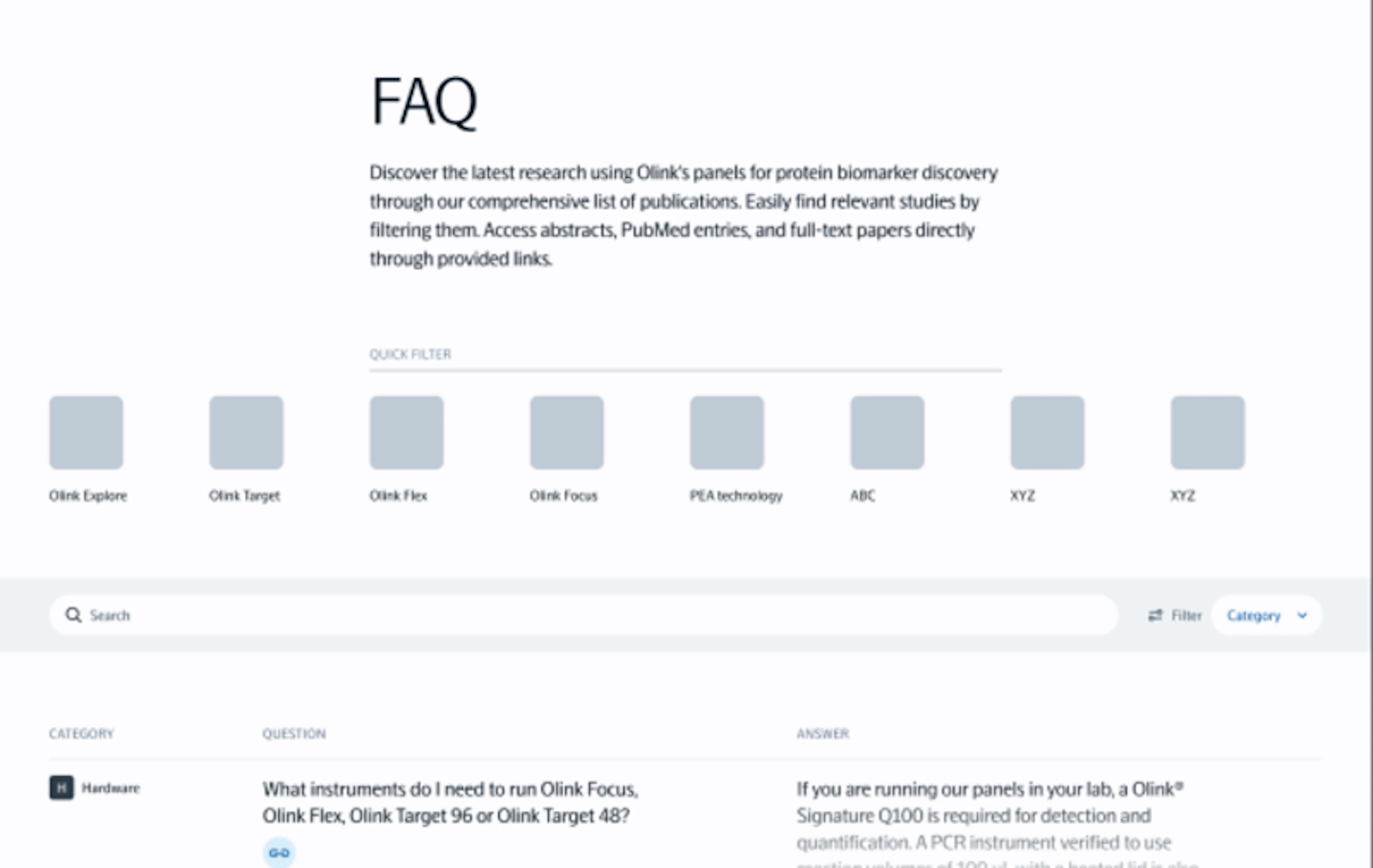 FAQ. The rebuilt knowledge FAQ page